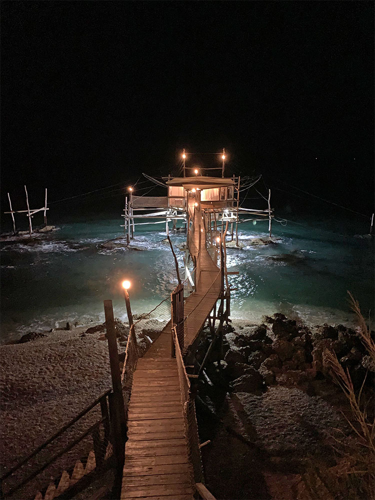 a Trabocco in Italy