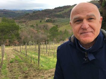Peter Heilbron is pursuing his wine dream at his Tenuta Bellafonte in Montefalco                                                                (Robert Camuto)
