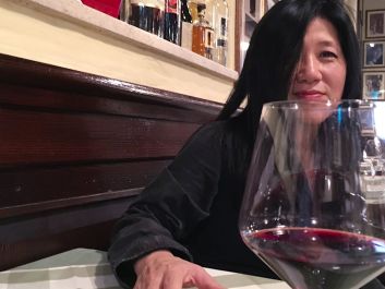 Stevie Kim of Vinitaly International says the diversity of Italian wines is unmatched.                                                                (Robert Camuto)