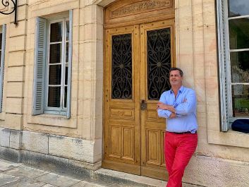 Count Louis-Michel Liger-Belair lives with his family at Château Vosne-Romanee in Burgundy.                                                                (Robert Camuto)