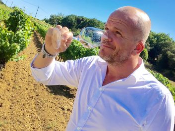 Gregoire Chaix is an able winemaker in Provence who also sells millions of bottles of a pink wine cocktail called Ice Tropez.                                                                (Robert Camuto)