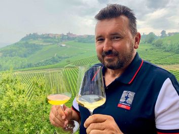 Even after a quarter-century of experiments, Elvio Cogno winemaker Valter Fissore continues to try new winemaking techniques with Nascetta. Here he compares two recent vintages made in different styles.  (Robert Camuto)