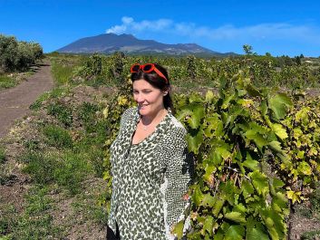 Believing in the potential for great white wines from a region currently better known for its reds, the Gaja family—including Gaia Gaja—is working with the Carricante variety on Etna's southern slopes.                                                                (Robert Camuto)