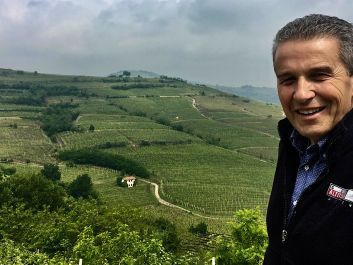 Sandro Gini is lifting the quality reputation of Italy's Soave region.                                                                (Robert Camuto)