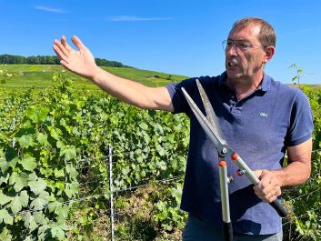 Though his parents focused on elegant Champagnes, when Pierre Larmandier took over, he wanted to make sparkling wines that strongly expressed their terroir.                                                                (Robert Camuto)