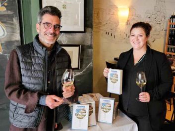 Robert with Shelley Lindgren at A16 San Francisco