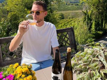 Matteo Bisol believes that the traditional col fondo method is the way to craft ageable Proseccos that show the character of their site.                                                                (Robert Camuto)