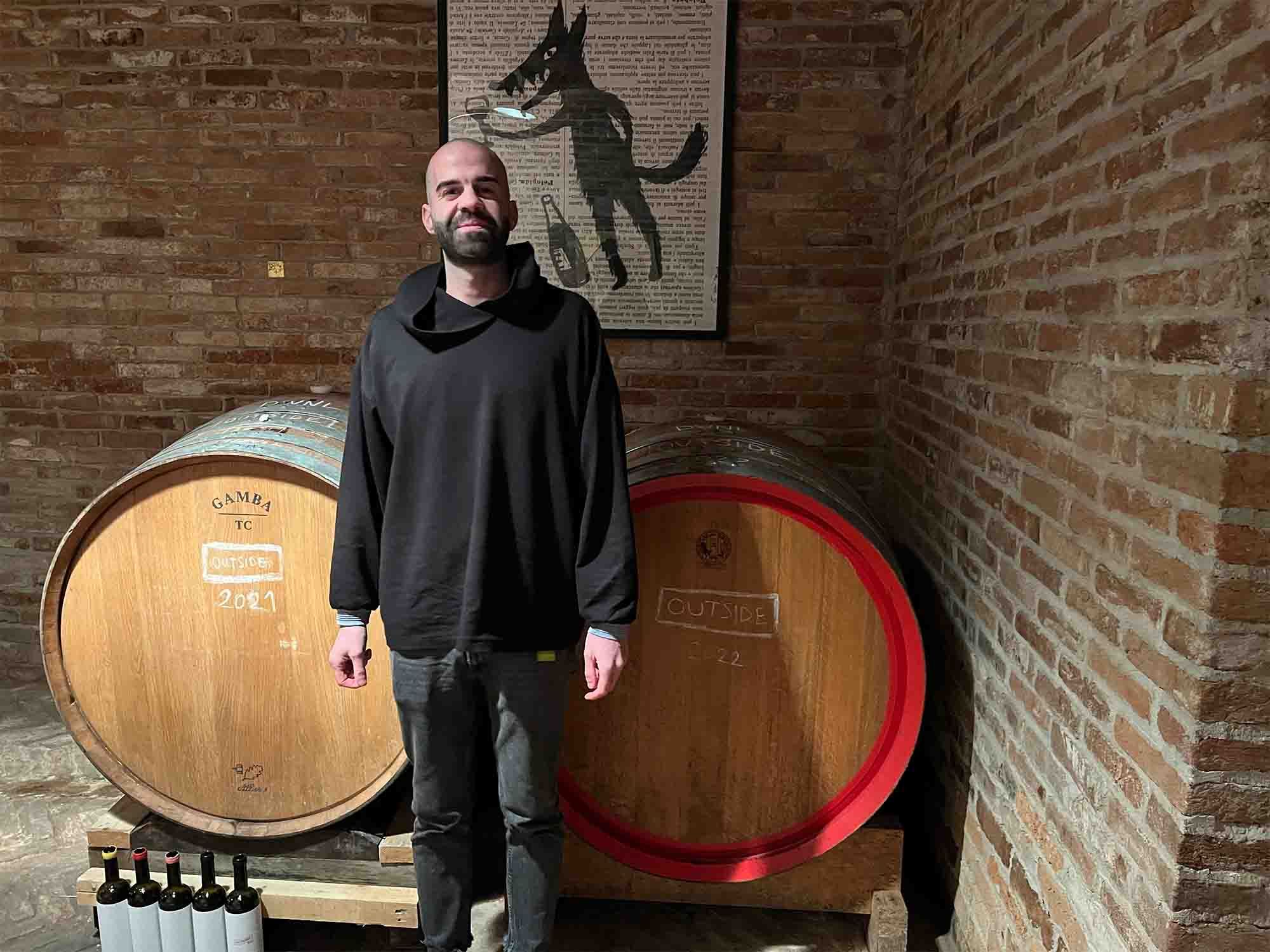 Alessandro Salvano of "Drink Wine Not Labels" in Italy's Piedmont